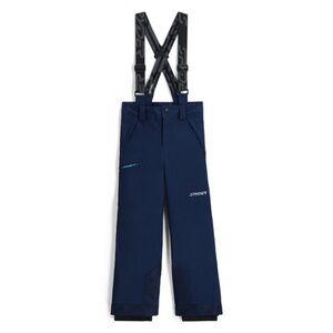 LIKE NEW! Spyder Blue Overall Ski Pants with Adjustable Suspenders